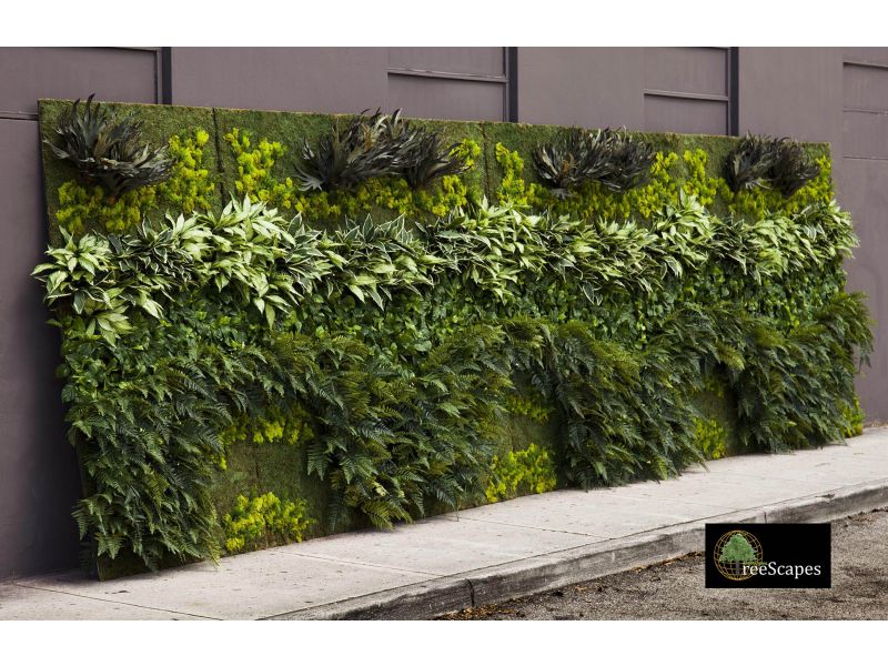 Artificial Tropical Green Wall